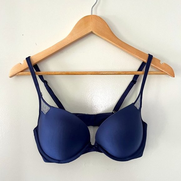 Victoria’s Secret Push Up Bra Women's Size 34D - blue - Picture 1 of 7